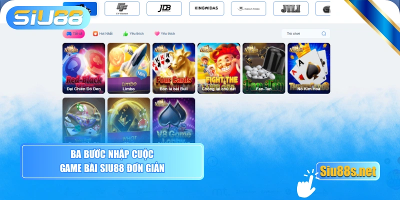 Ba bước nhập cuộc siêu đơn giản