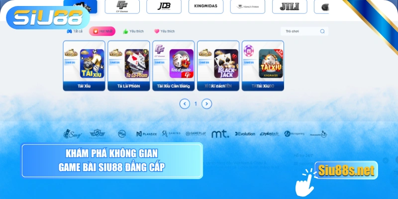 Khám phá không gian Game bài Siu88 đẳng cấp